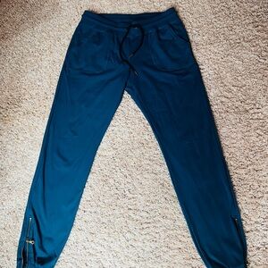 ZYIA Active Dark Jogger Pants (color is more Teal than Blue).